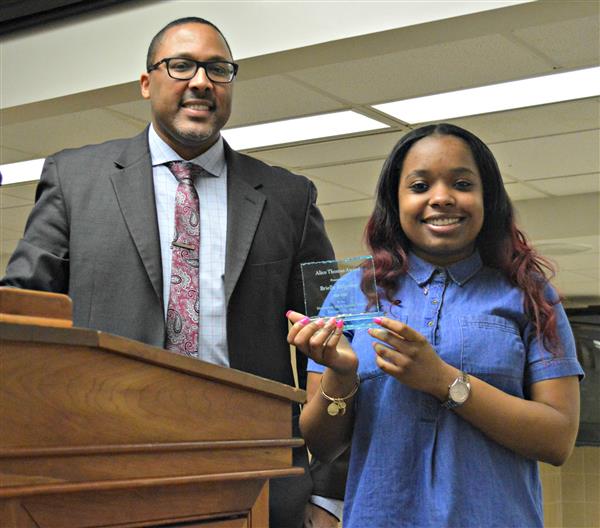 Dr. Korey Bell and Brielle Ridgeway 
